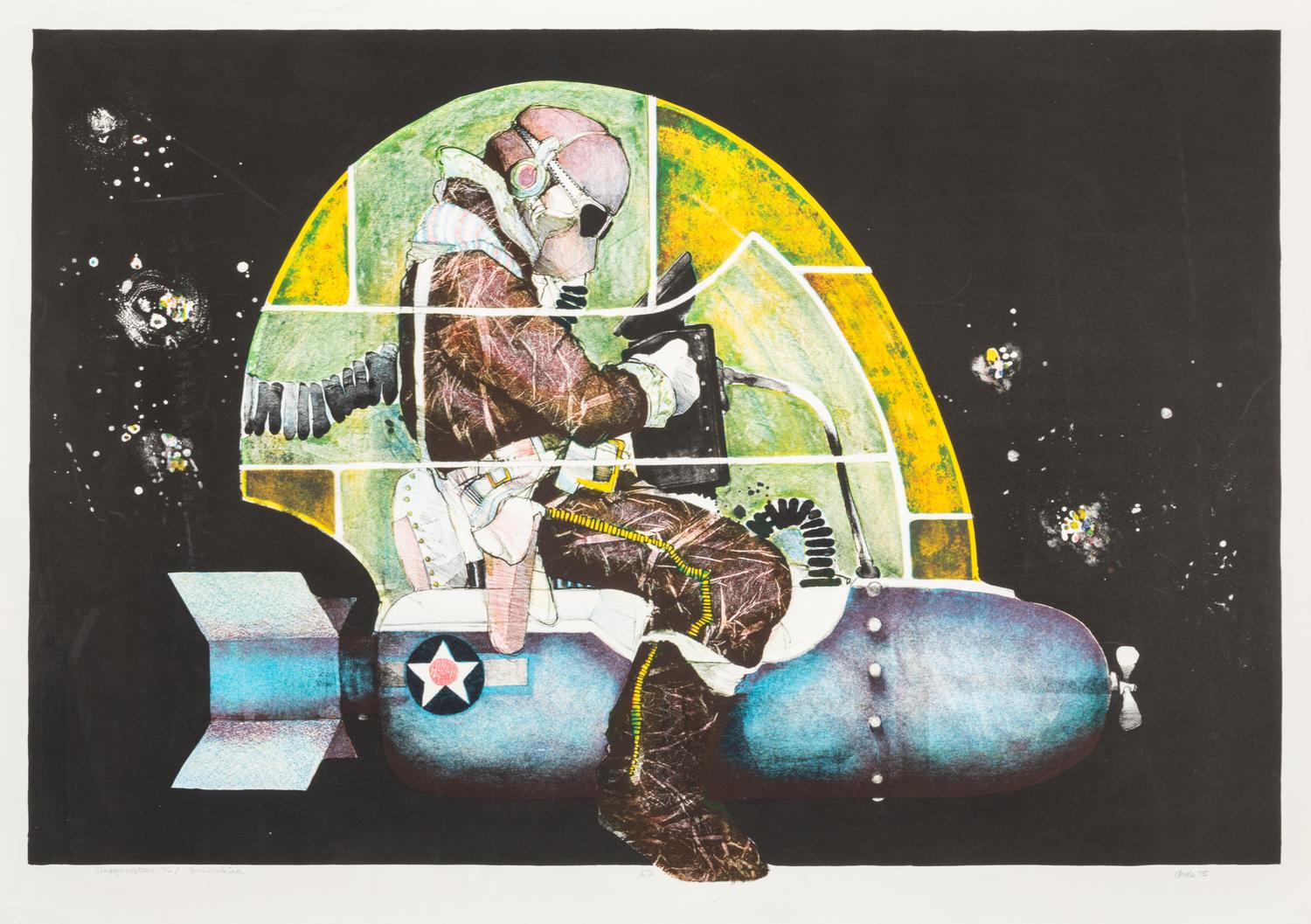 John L. Doyle, (American, 1939-2010), A group of eleven works from Sharpshooters, 1976, including Bombadier, Korea, Untitled, Continent