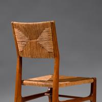 Pair of Leggera Hardwood Side Chairs, designed 1952 Cassina, Italy