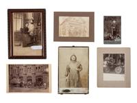[EARLY PHOTOGRAPHY - OCCUPATIONAL]. A group of photographs of hunters and occupational subjects.