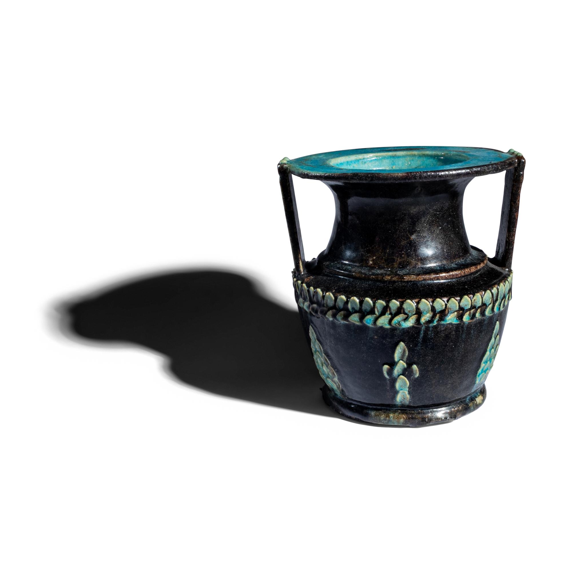 An Egyptian Faience Amphora