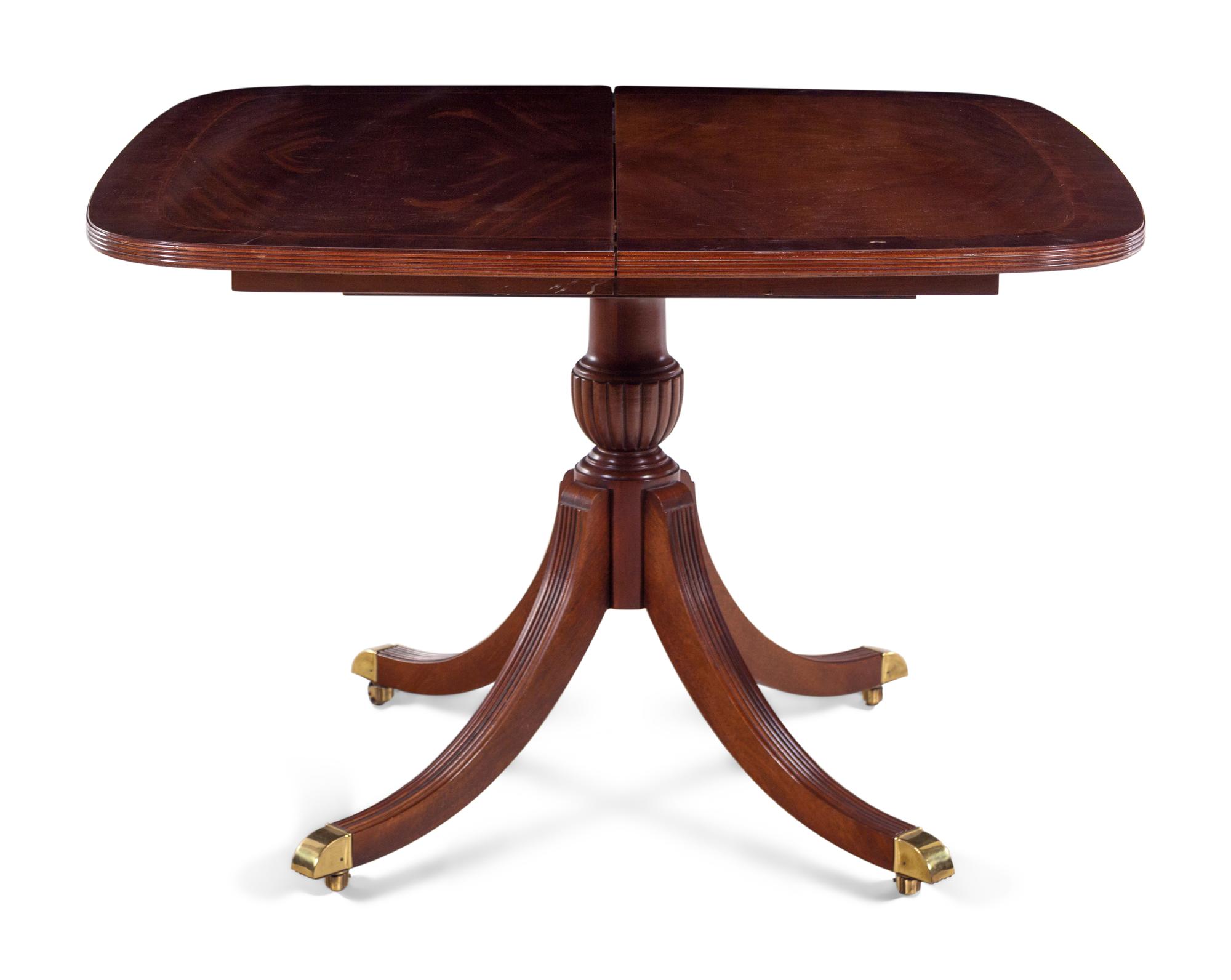 A Regency Style Mahogany Table