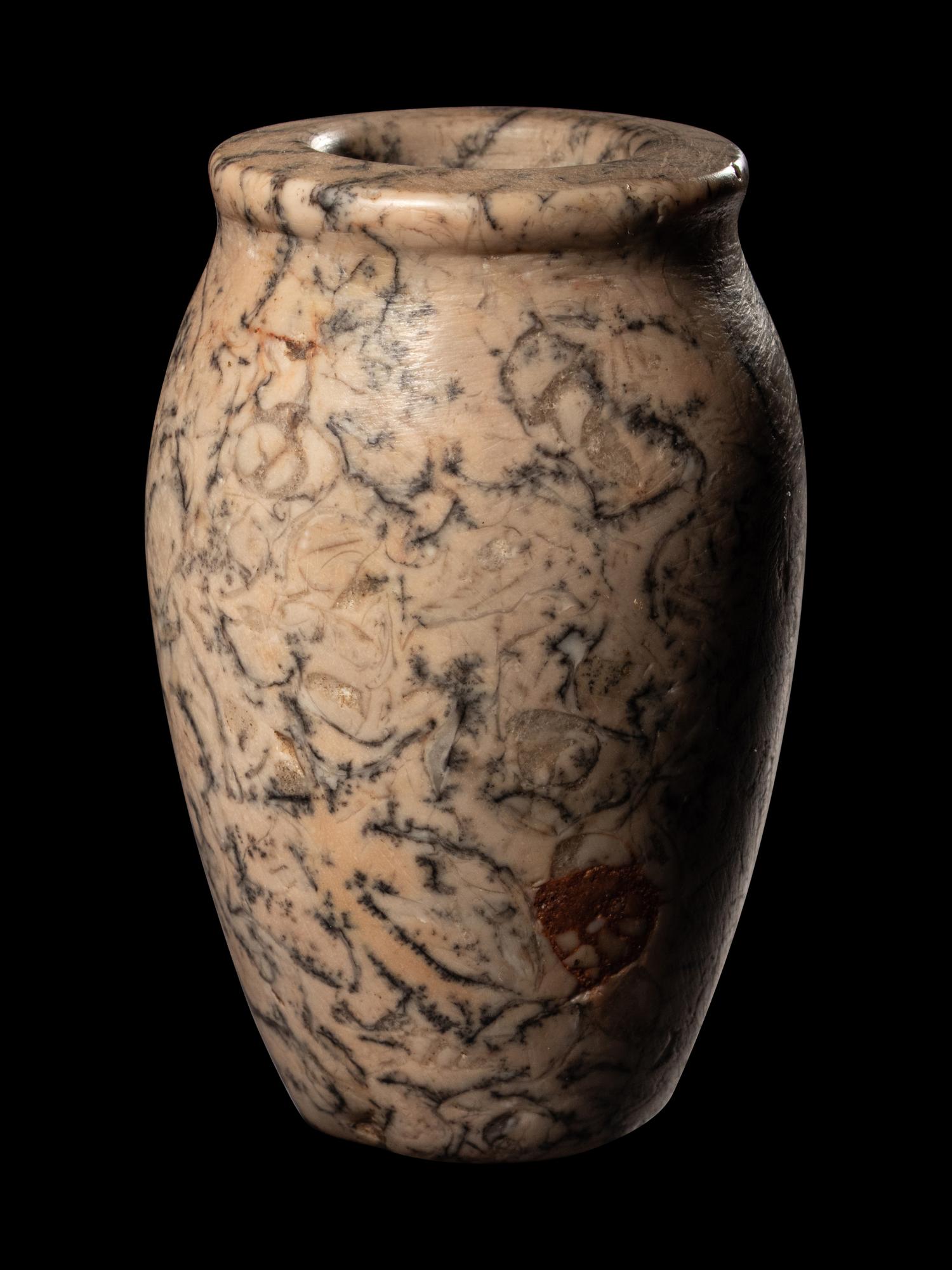 An Egyptian Breccia Jar