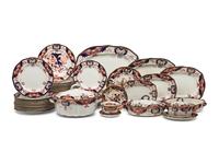An Assembled Royal Crown Derby Porcelain Dinner Service