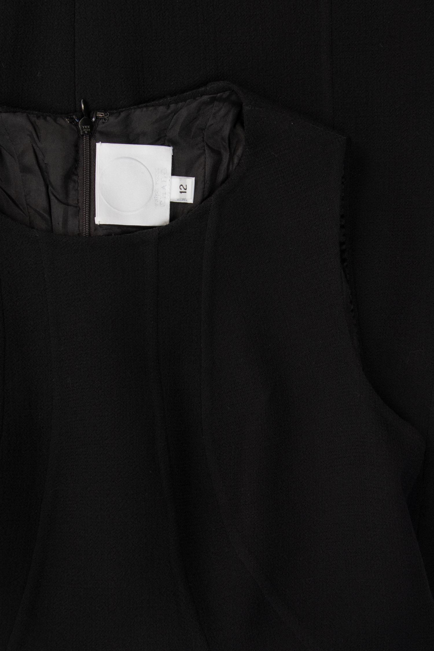 Ralph Rucci Wool Sleeveless Sheath Dress