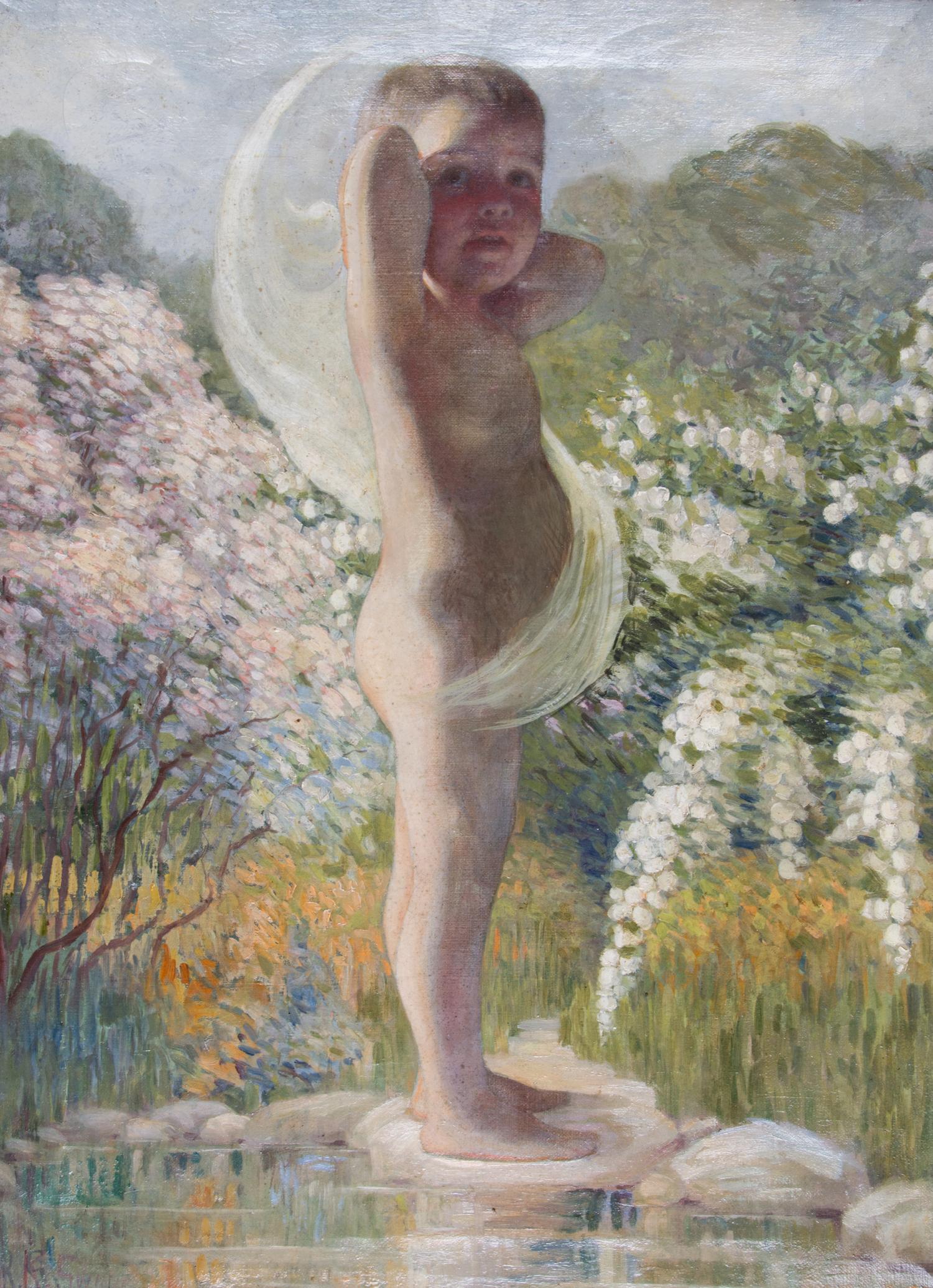 Kate Francis Swope, (American, 1879-1941), Allegorical Figure of Young Boy