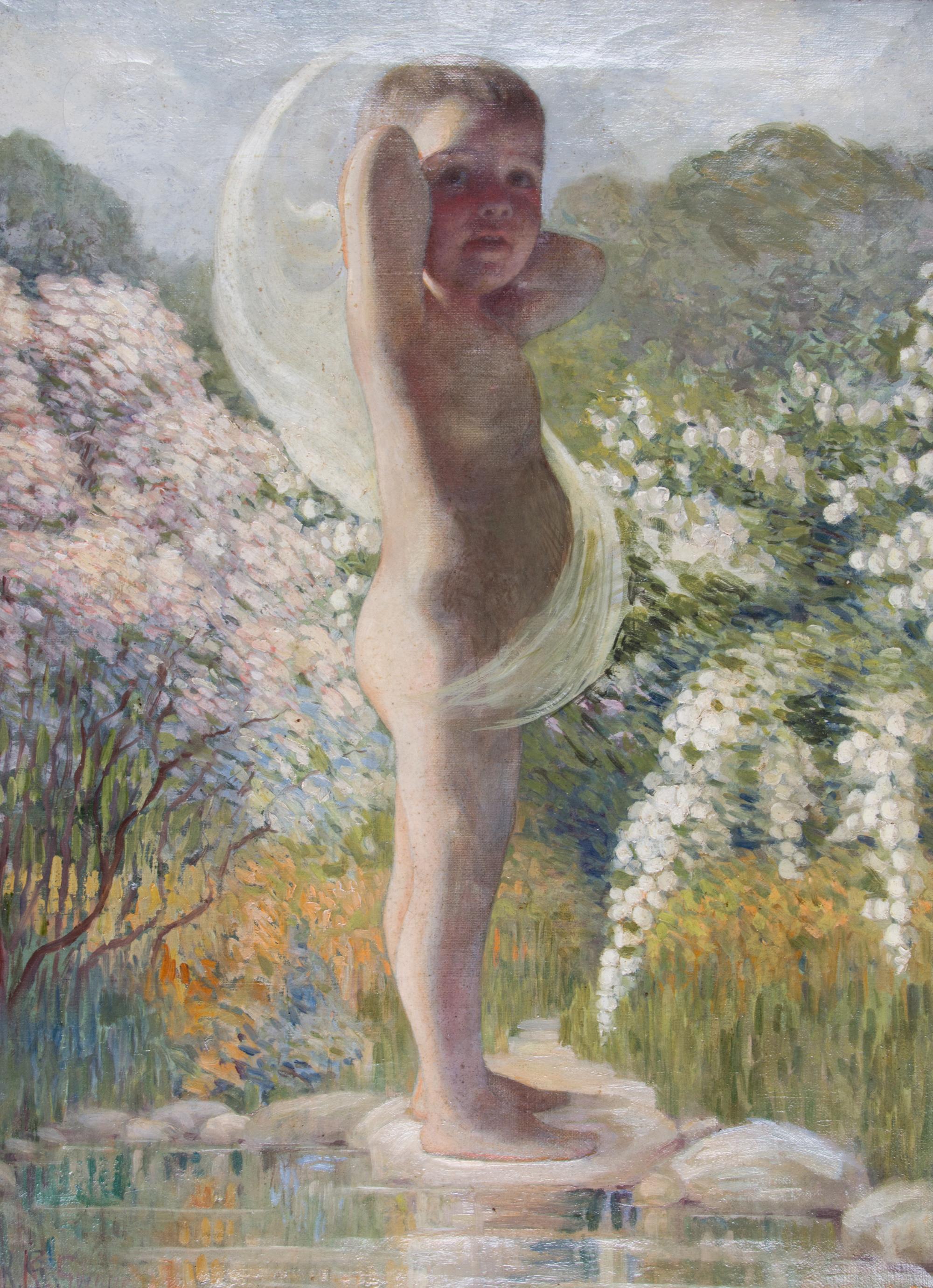 Kate Francis Swope, (American, 1879-1941), Allegorical Figure of Young Boy