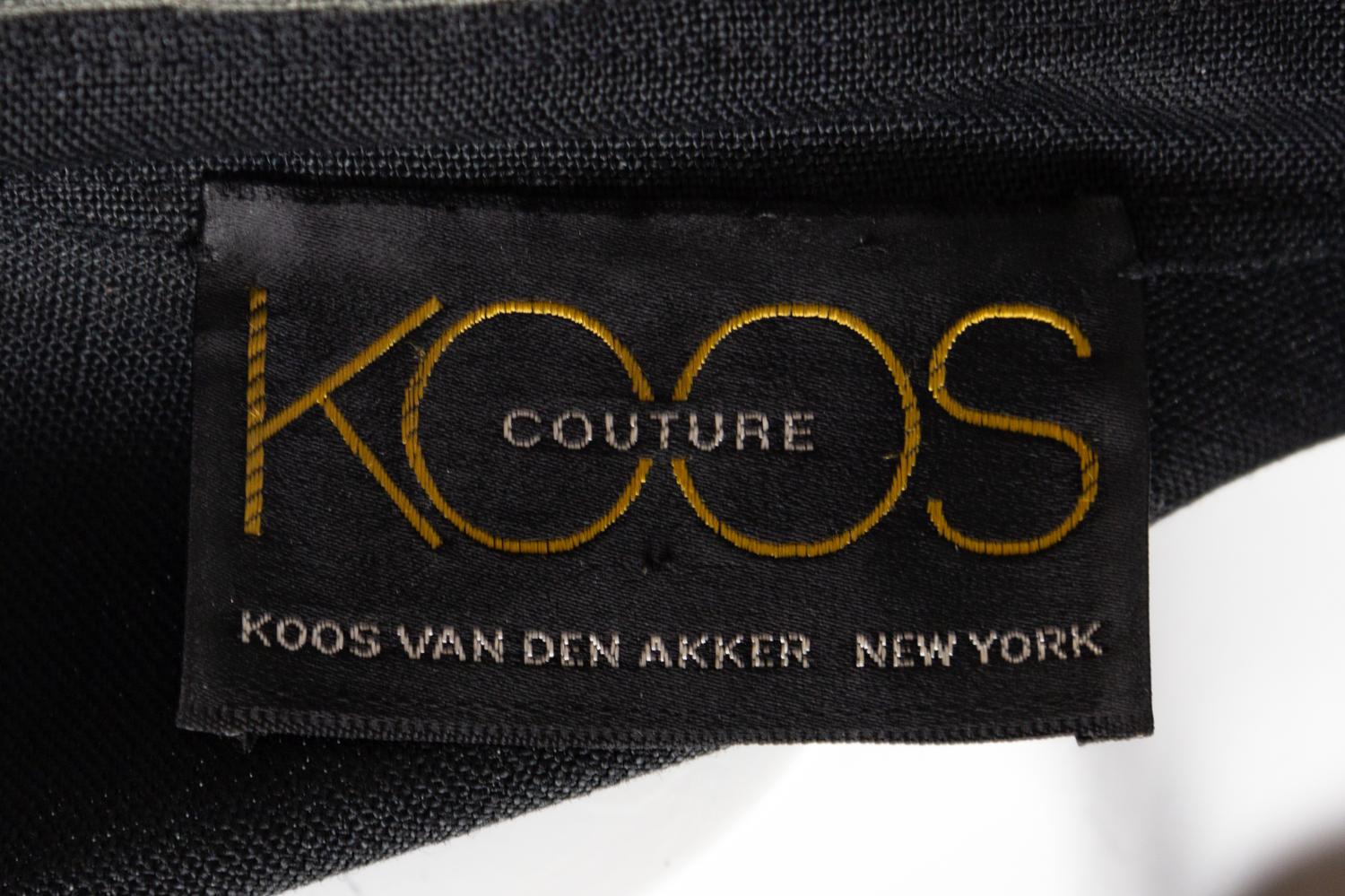 A Koos Black Linen Dress, No size.