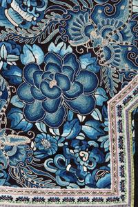 Two Black Ground Embroidered Silk Lady's Coats