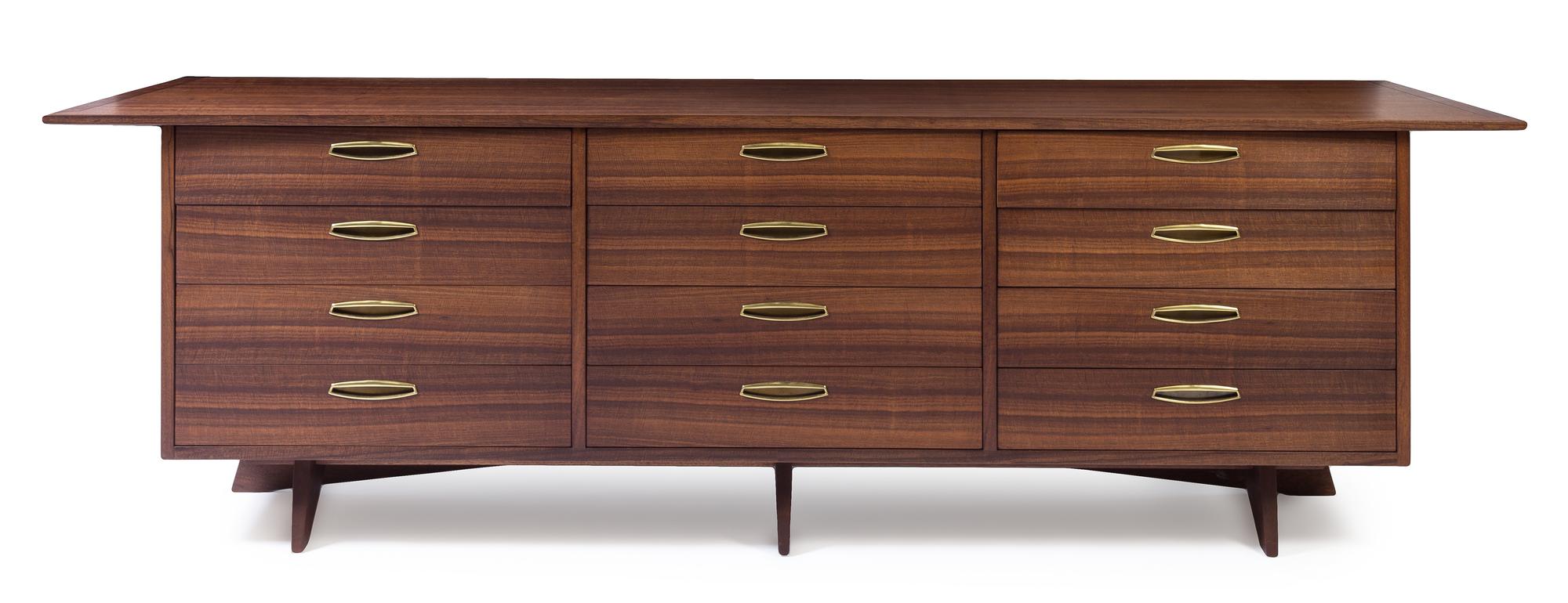 George Nakashima (Japanese/American, 1905-1990), WIDDICOMB, c.1960, sideboard, model no. OH-212-L