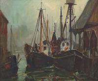 William Lester Stevens (American, 1888-1969) - Gloucester Docks