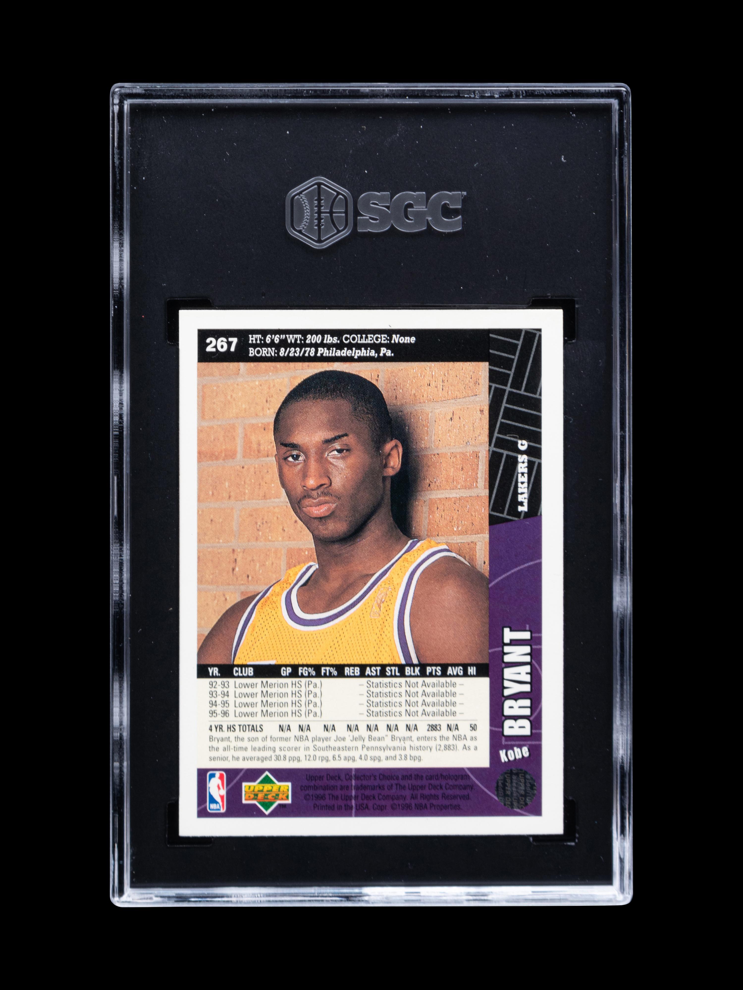 A Group of 1996-97 Upper Deck Collector's Choice Kobe Bryant Rookie Basketball Cards,