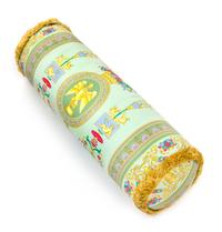 A Gianni Versace Silk Bolster Pillow, Length: 30"; Diameter: 10".
