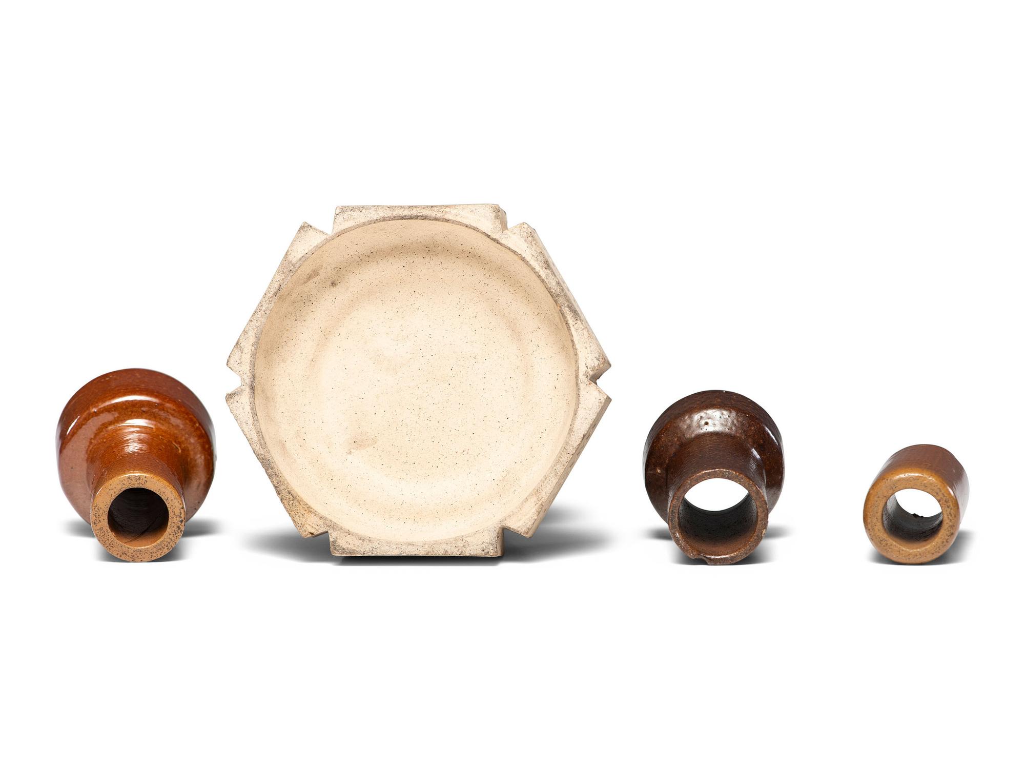 Three Pottery Advertising Samples
