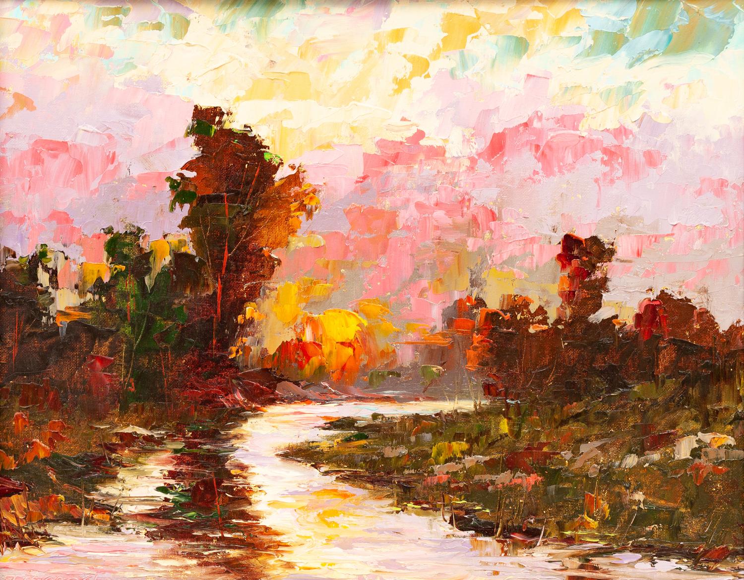 Sunset in Reds