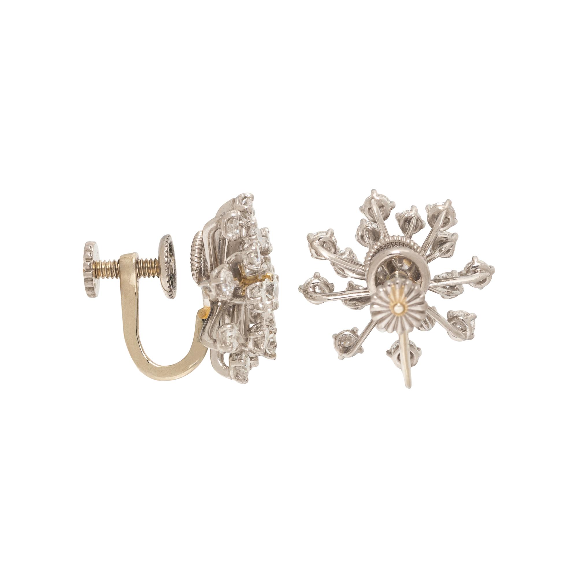 DIAMOND SNOWFLAKE EARRINGS