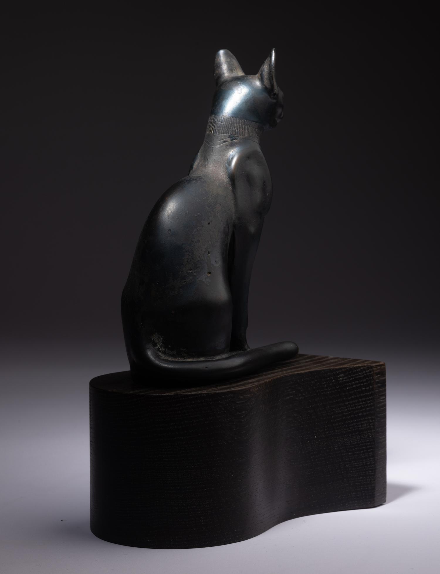 An Egyptian Bronze Cat