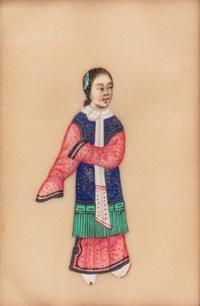 Eight Chinese Export Pith Paintings