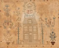 Four English Needlepoint Samplers
