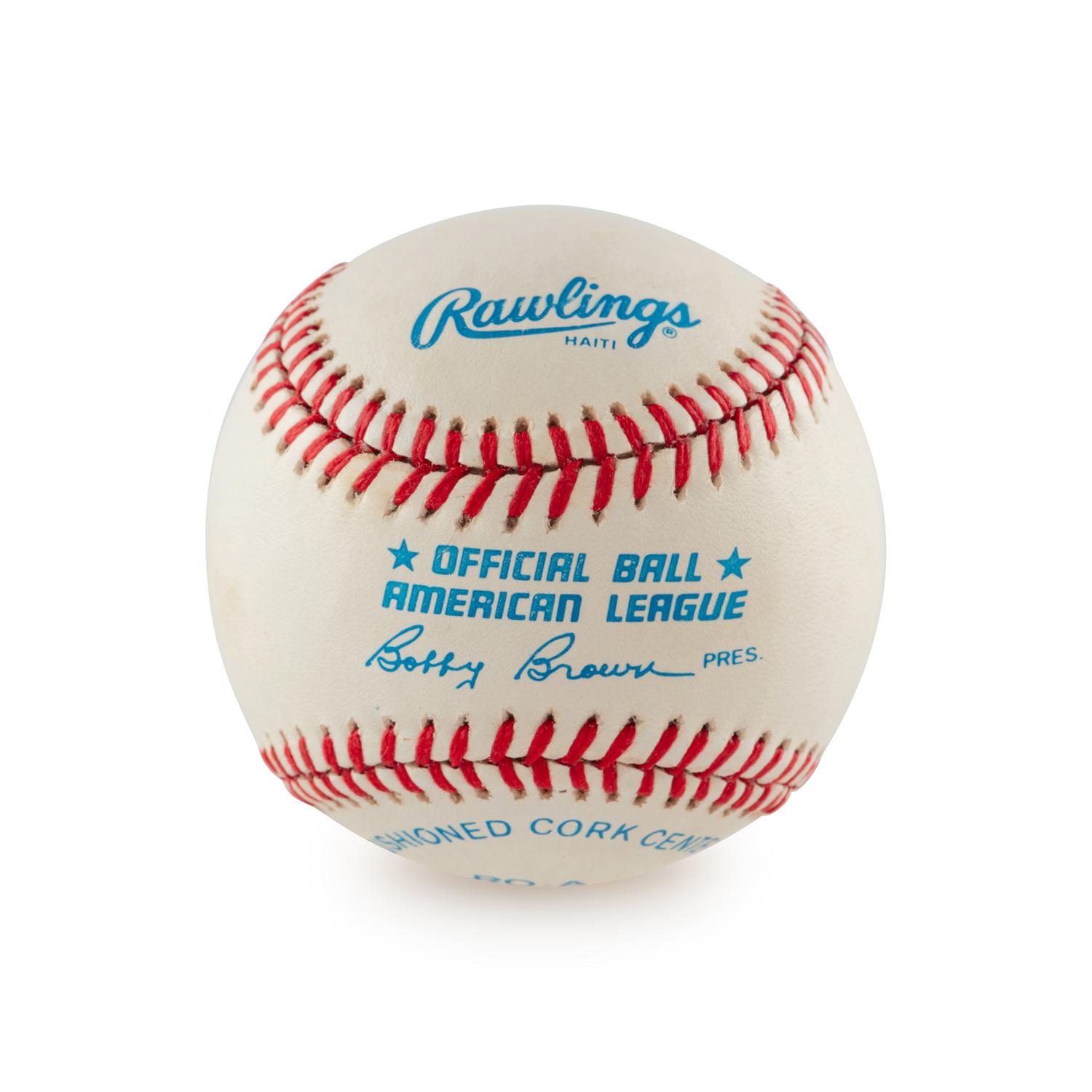 A Mickey Mantle Single Signed Autograph Baseball (JSA Letter)