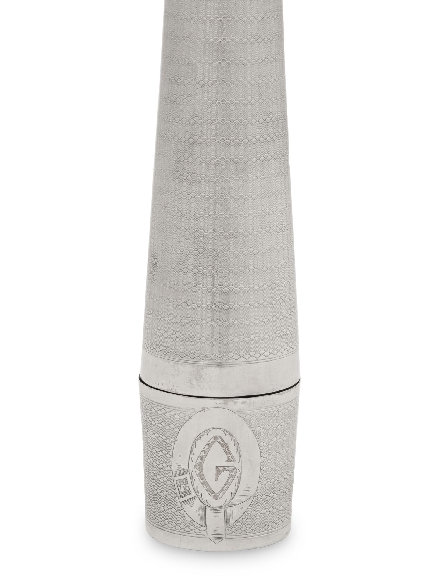 A Tiffany and Co. Silver Cocktail Shaker