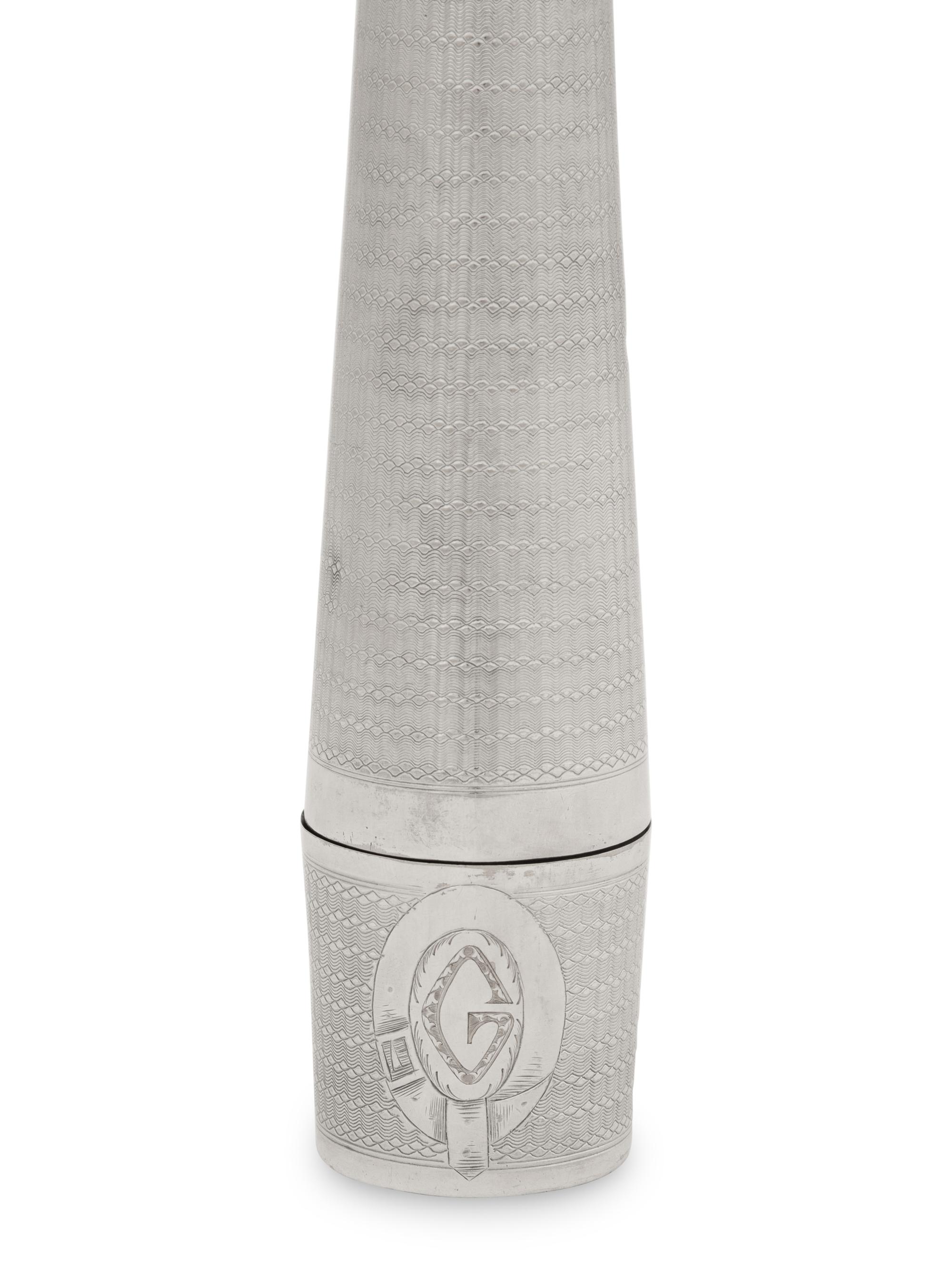A Tiffany and Co. Silver Cocktail Shaker