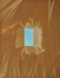 Chris Duncan (American, b. 1974) — Blue Cinderblock (Winter-Summer 2015) 6 Month Exposure, 2015