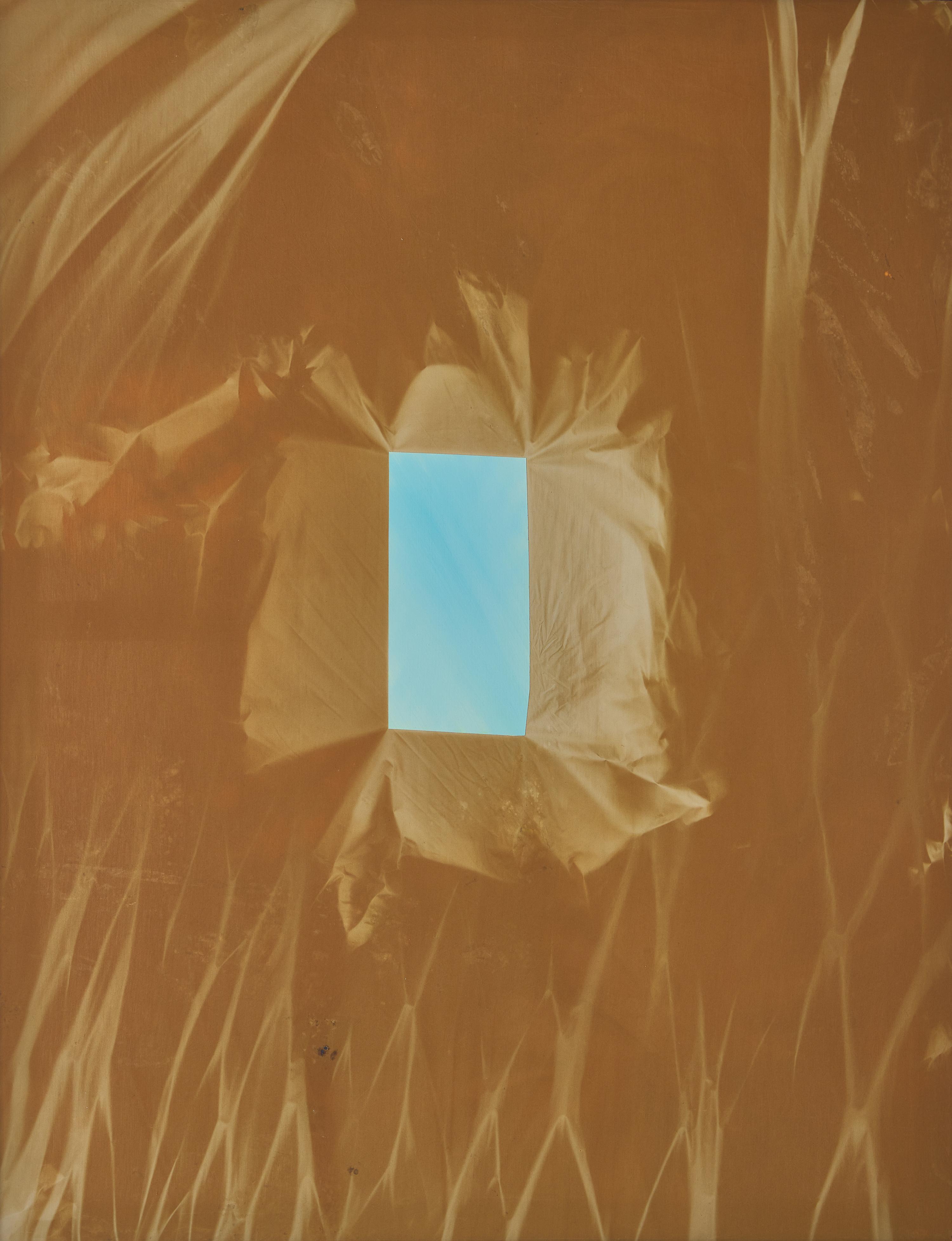 Chris Duncan (American, b. 1974) — Blue Cinderblock (Winter-Summer 2015) 6 Month Exposure, 2015