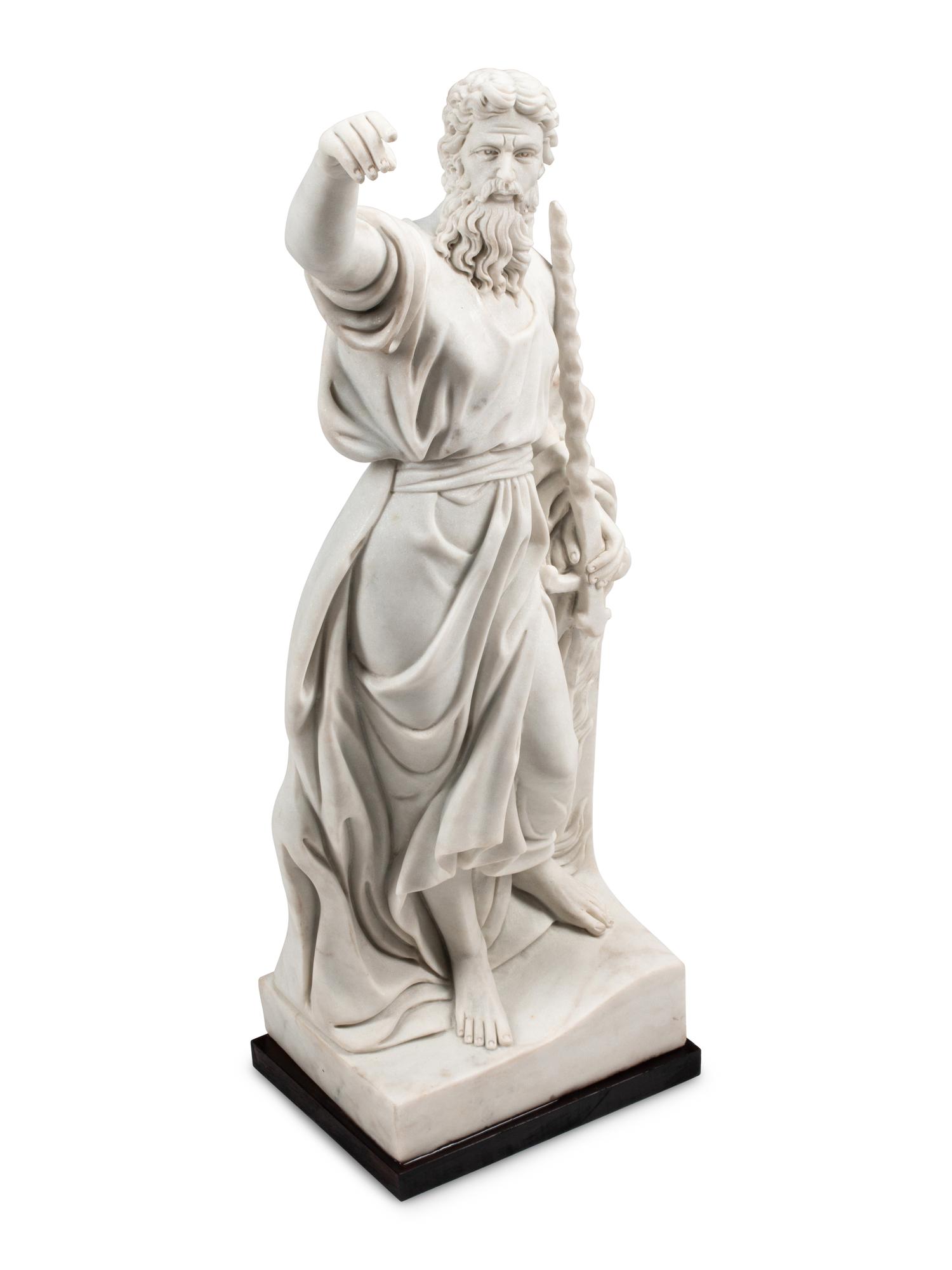 An Italian Marble Figure of a Roman