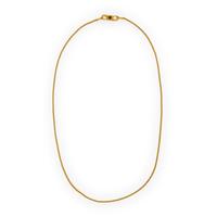 Yellow Gold and Amethyst Chain Necklace