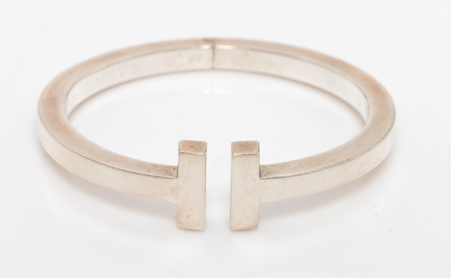 A Sterling Silver "Tiffany T" Cuff Bracelet, Tiffany & Co., 20.50 dwts.