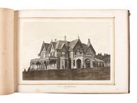 [PHOTOLITHOGRAPHY] -- [NEW YORK]. TURNER, A.A. (ca 1831-1866), photographer. Villas on the Hudson. A Collection of Photo-Lithographs of Thirty-One Country Residences . New York: D. Appleton & Co., 1860.