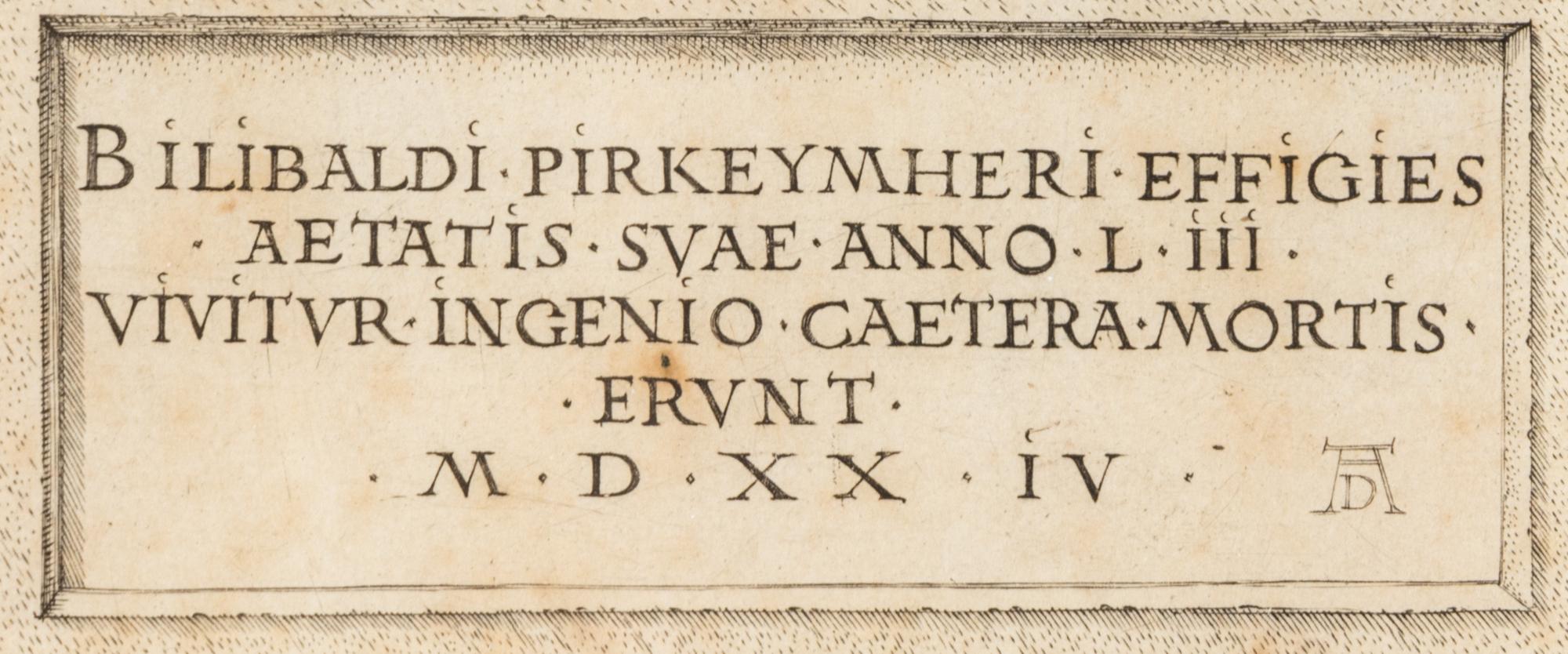 Willibald Pirckheimer , 1524