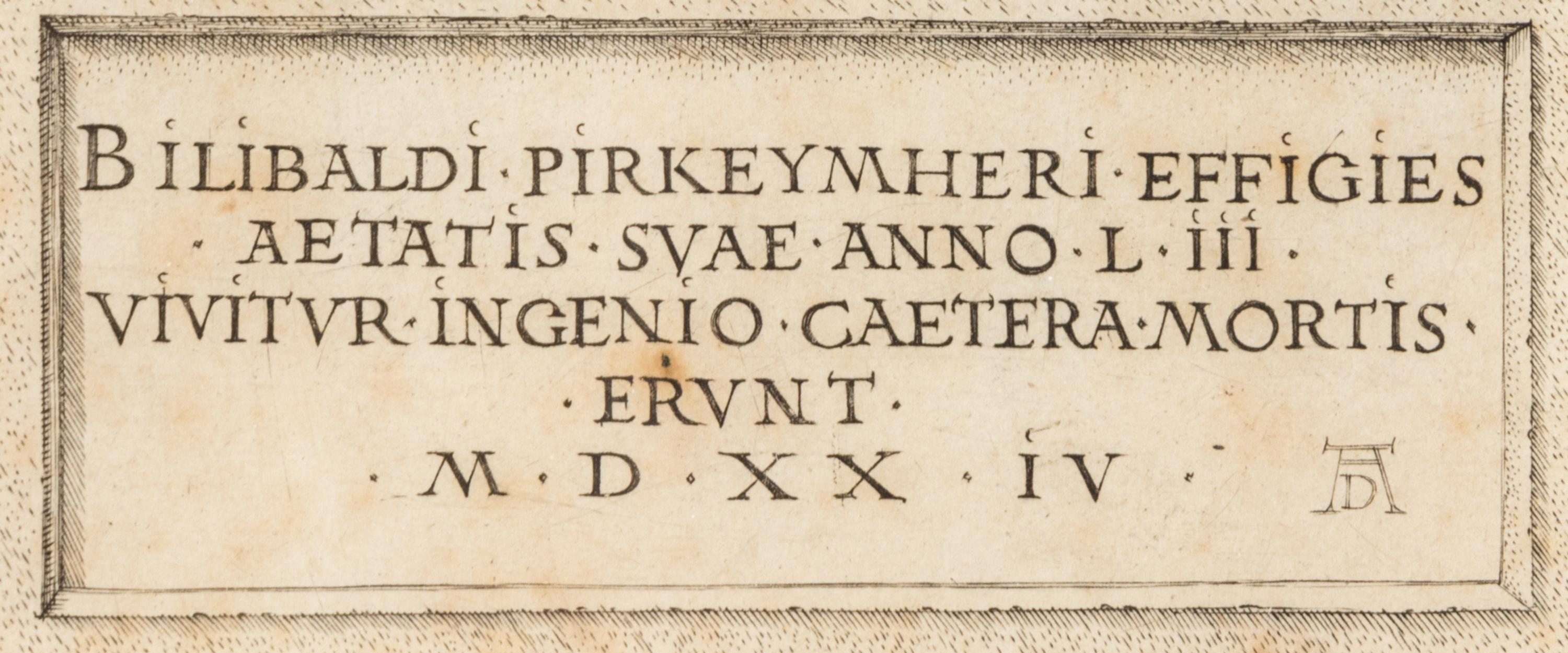 Willibald Pirckheimer , 1524
