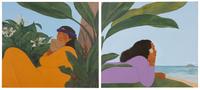 Walk Across the Sea (diptych)