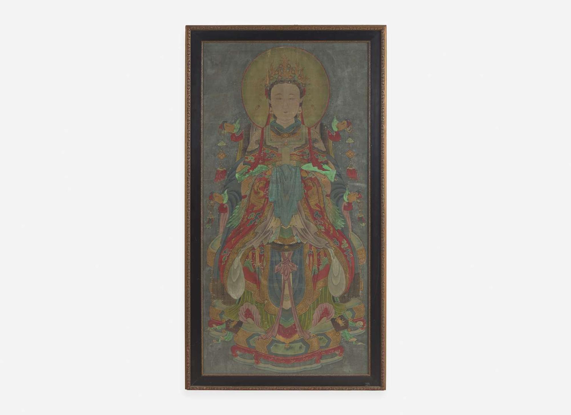 Chinese School, 18th century or earlier, A Female Daoist Immortal 道教女史像 十八世紀或更早