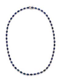 SAPPHIRE AND DIAMOND NECKLACE