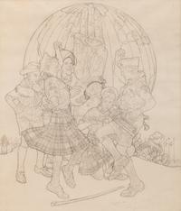 Study for "A Good Sign All Over The World," 1963