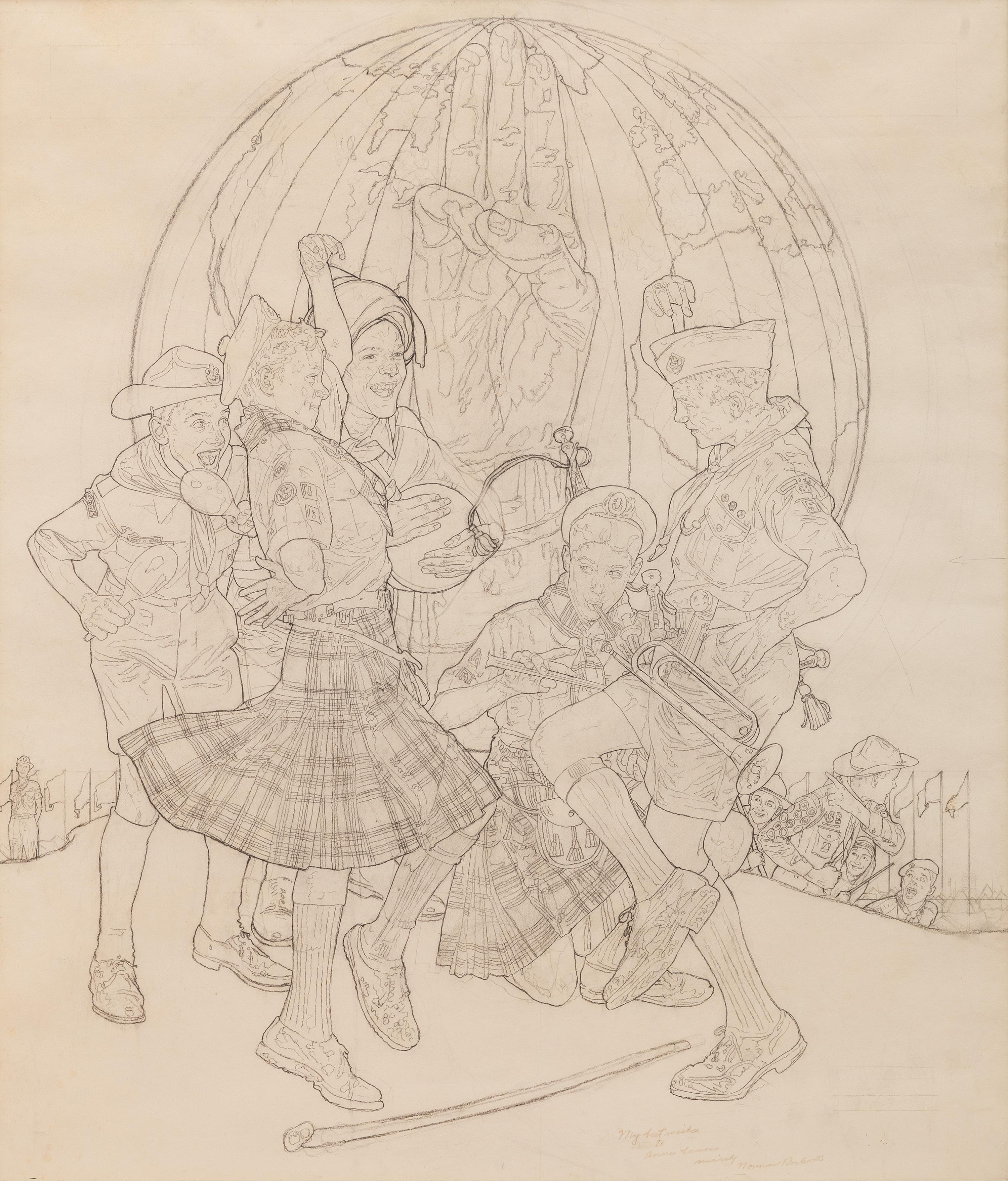 Study for "A Good Sign All Over The World," 1963