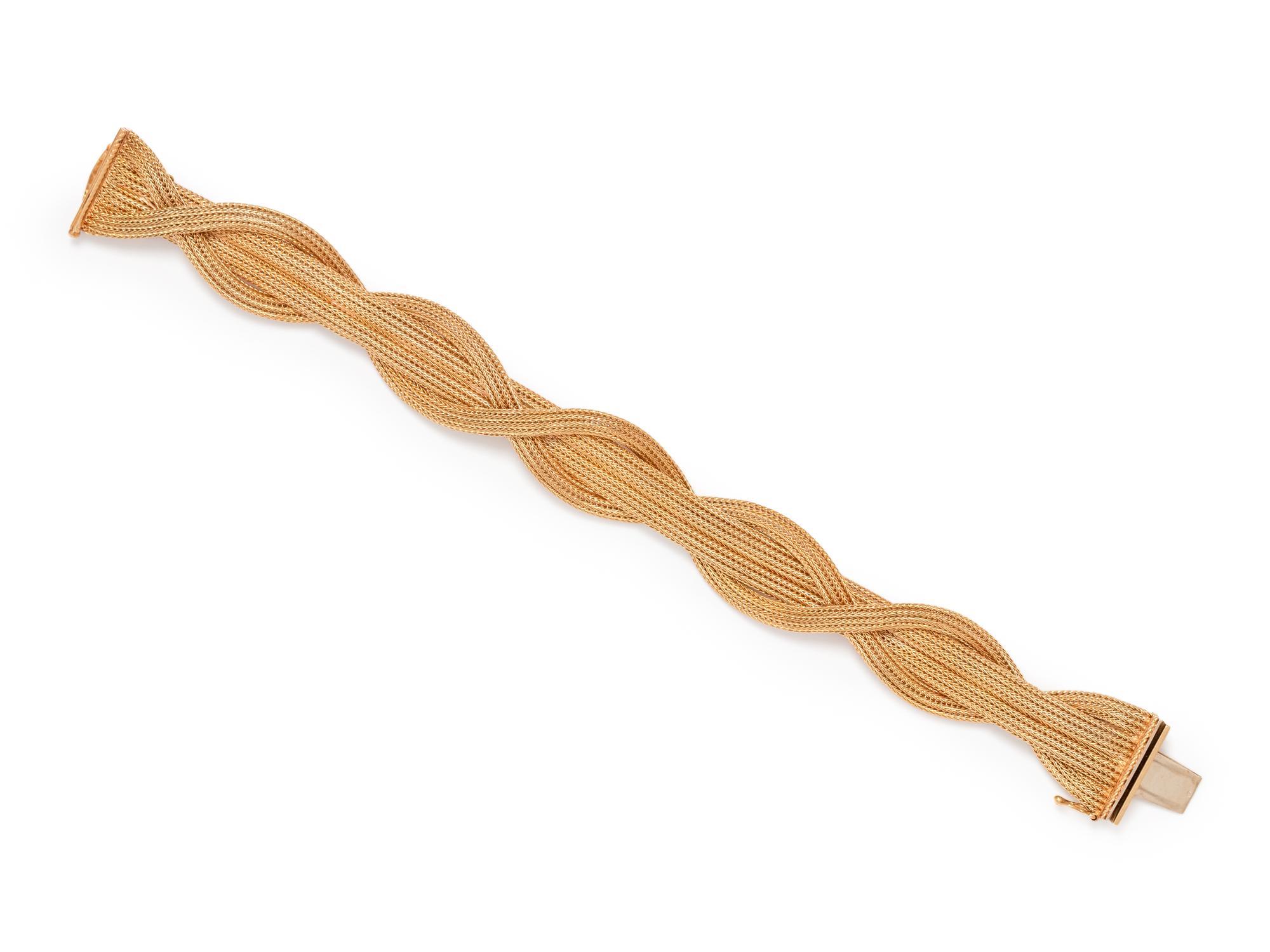 YELLOW GOLD BRACELET