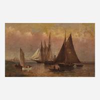 Granville Perkins (American, 1830-1895) Seascape