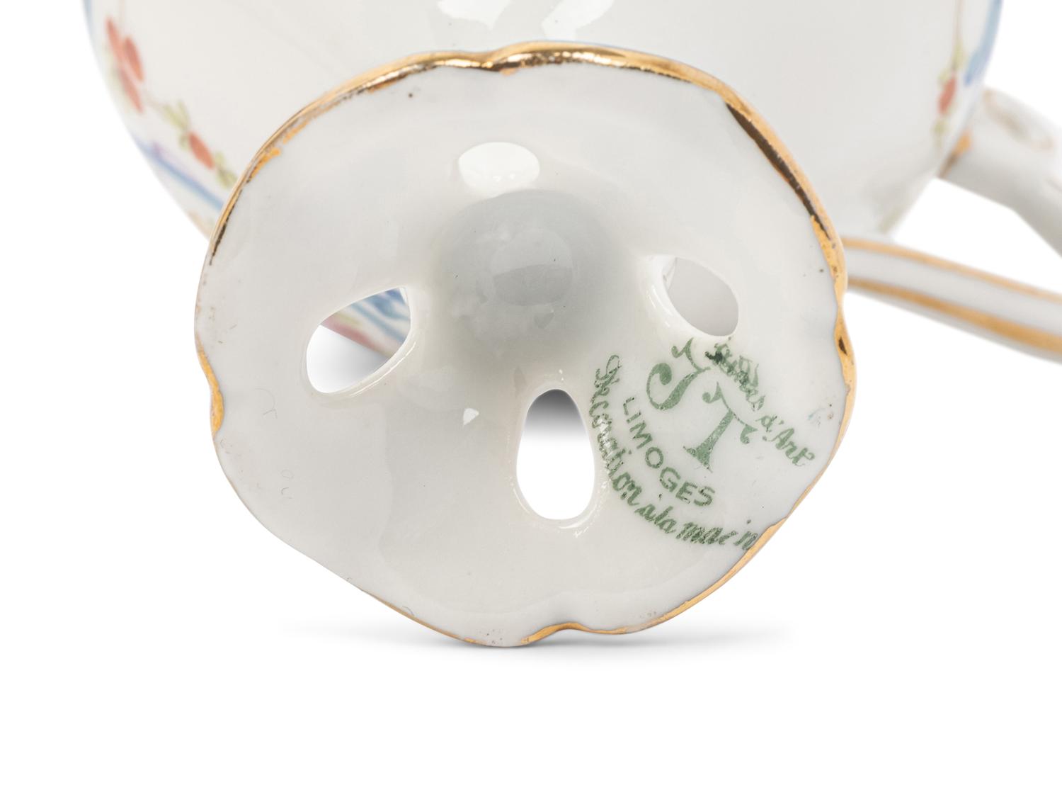 A Limoges Porcelain Tête-à-Tête