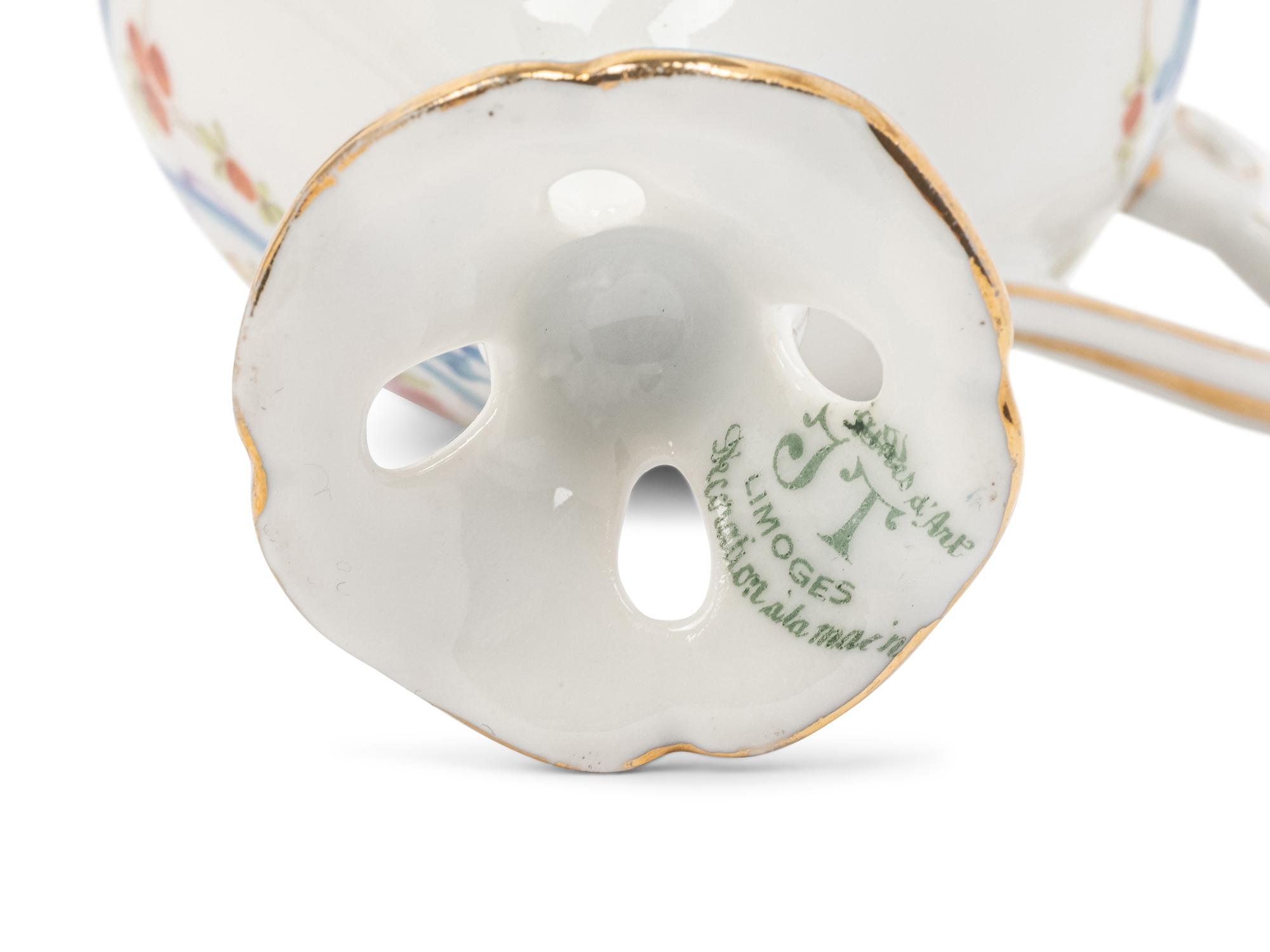 A Limoges Porcelain Tête-à-Tête