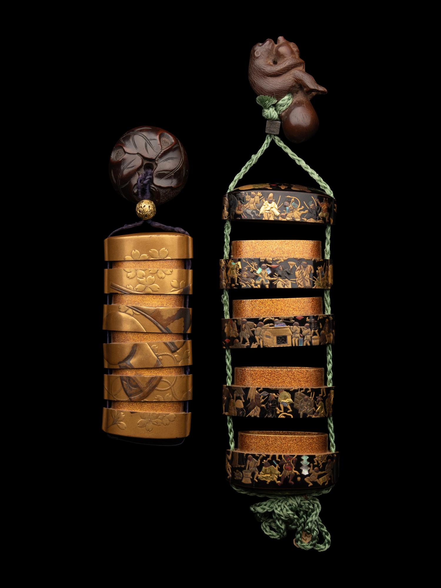 Two Japanese Lacquer Inro