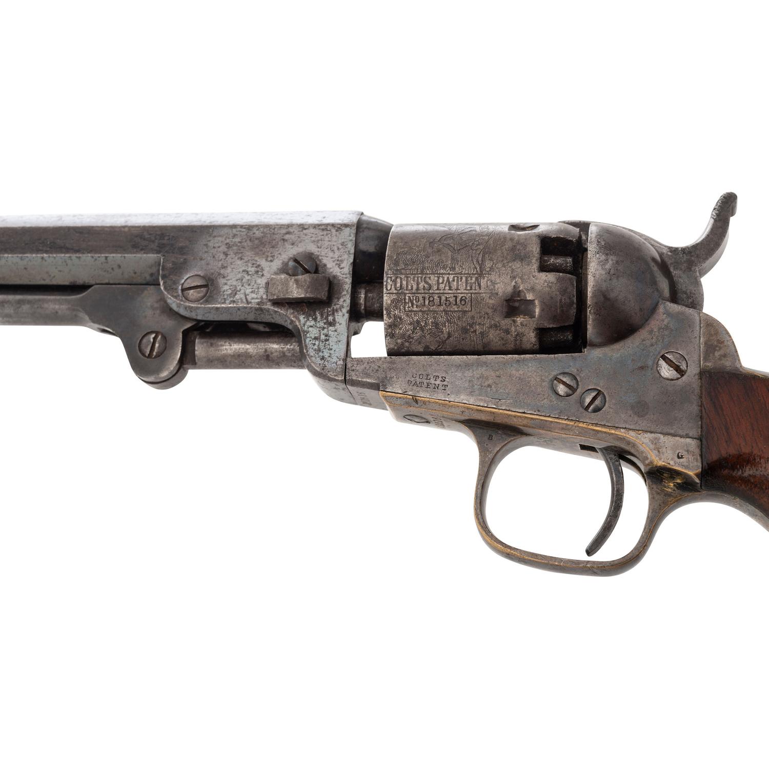 Colt Model 1849 Pocket Revolver Inscribed to Captain Andrew Willson 17th NY - Mortally Wounded at Second Manassas