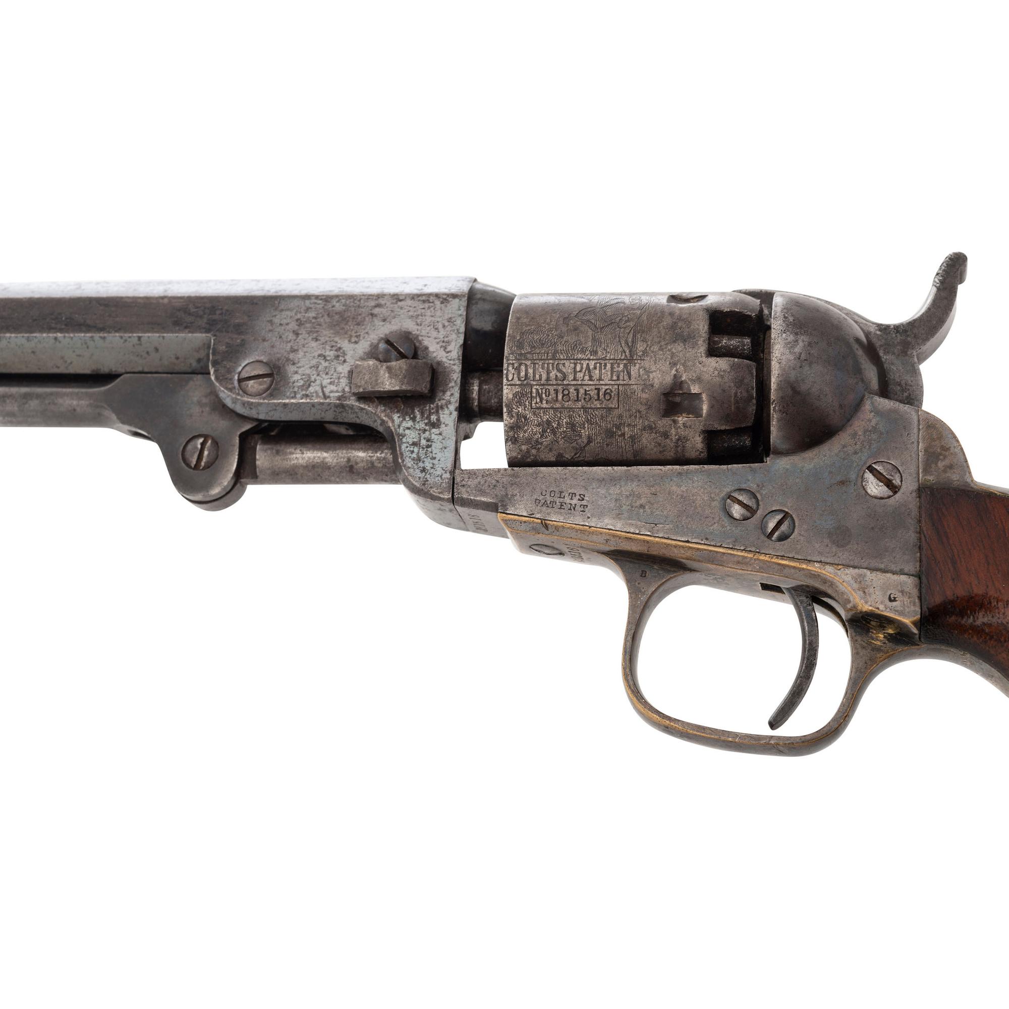 Colt Model 1849 Pocket Revolver Inscribed to Captain Andrew Willson 17th NY - Mortally Wounded at Second Manassas