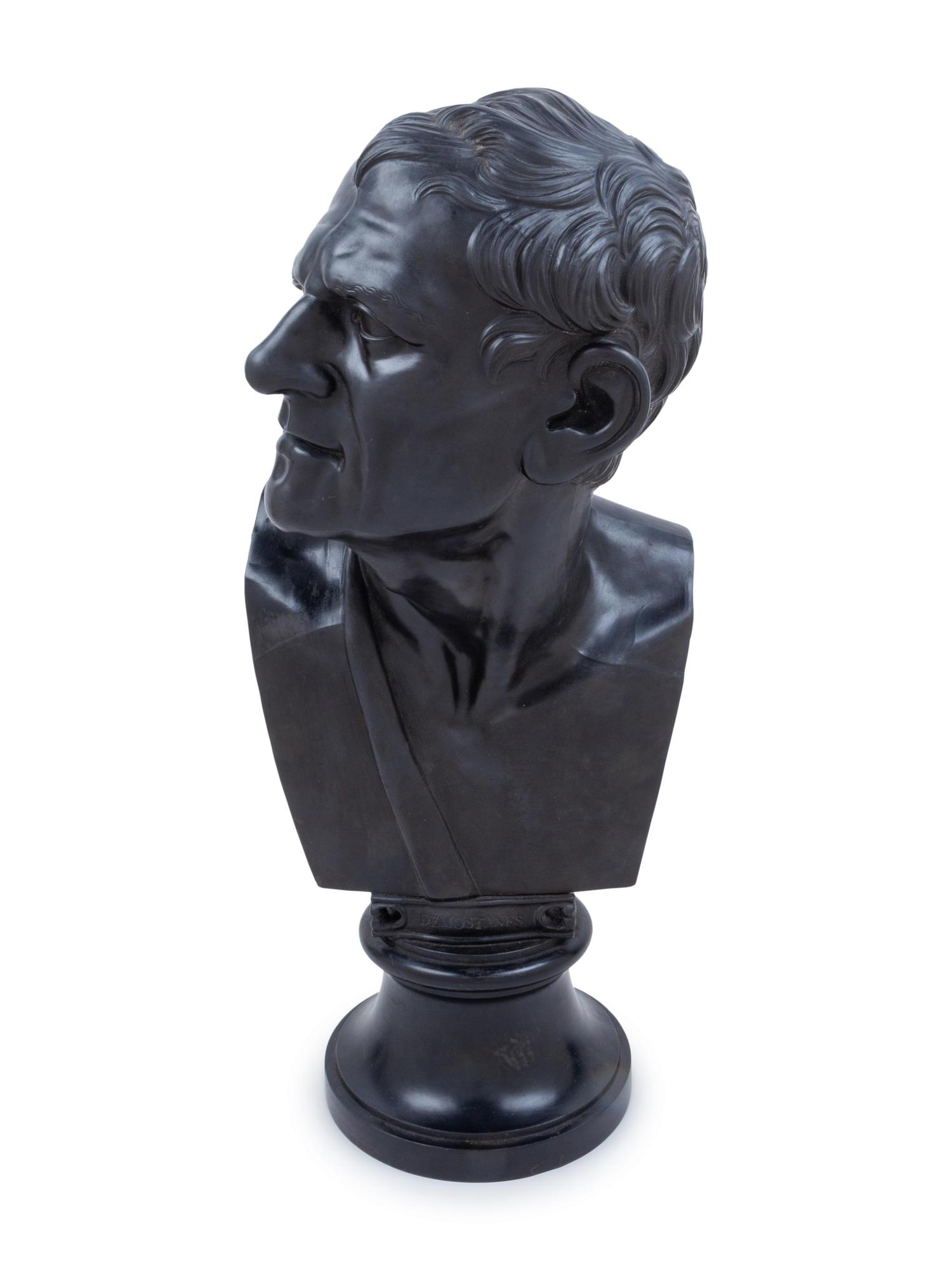 A Continental Basaltware or Ceramic Bust