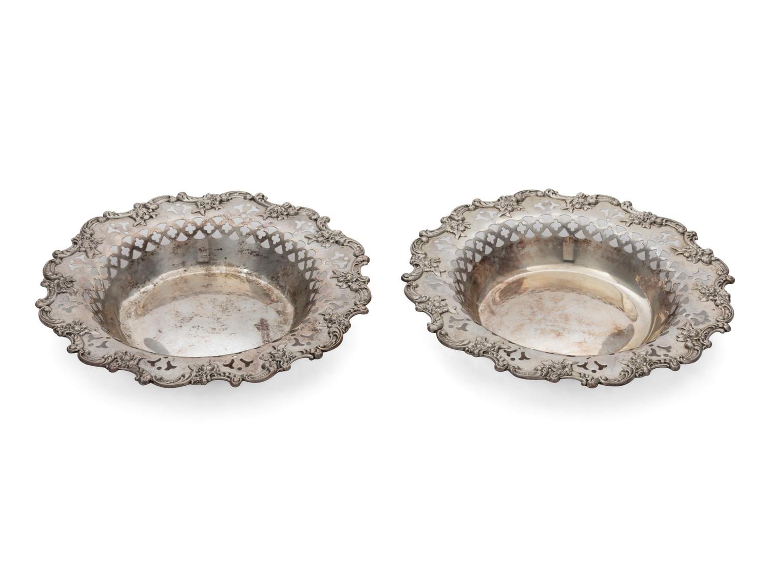 A Pair of American Silver Candy Dishes — Theodore B. Starr, New York, NY, Late 19th/Early 20th Century