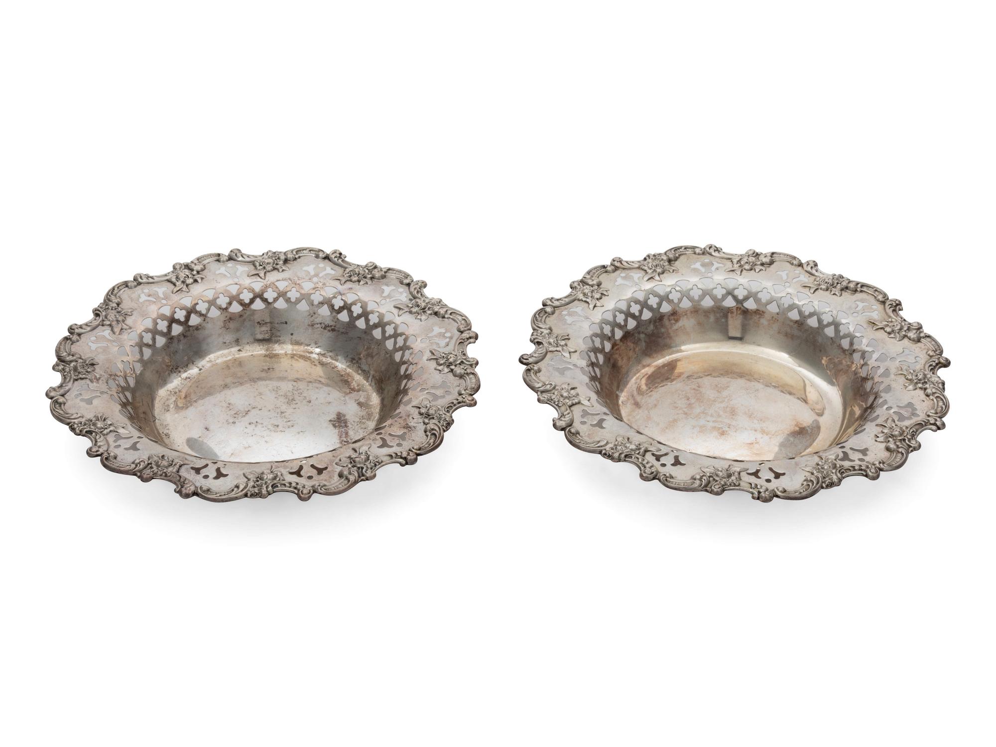 A Pair of American Silver Candy Dishes — Theodore B. Starr, New York, NY, Late 19th/Early 20th Century