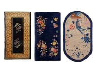 Three Chinese Wool Mats