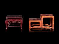 Two Chinese Hardwood Stands